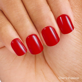 Dashing Diva glossy Cherry Popsicle close-up highlighting high-shine