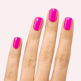 Dashing Diva magenta madness strip close-up showing glossy texture and smooth finish