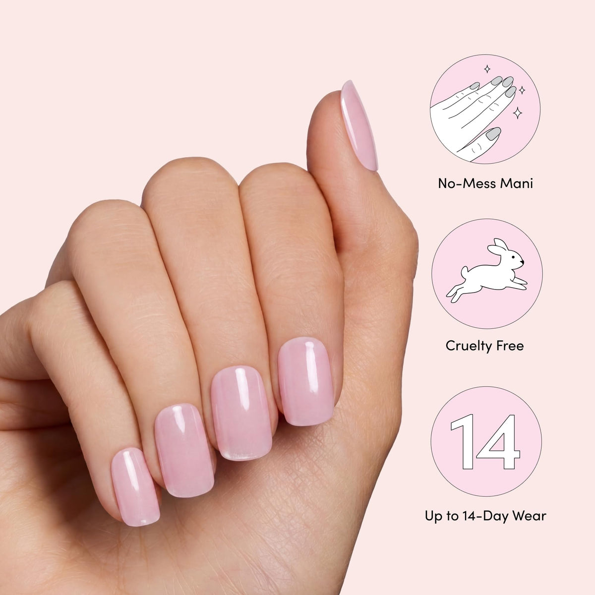 Dashing Diva contents flatlay with strips, prep pad, file and stick for complete kit benefit