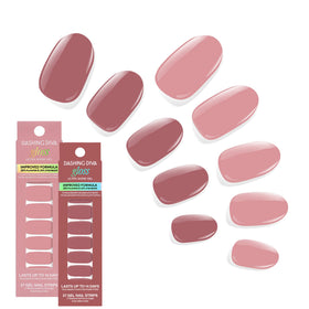 Dashing Diva front packaging showing two gel strip sets for quick salon finish