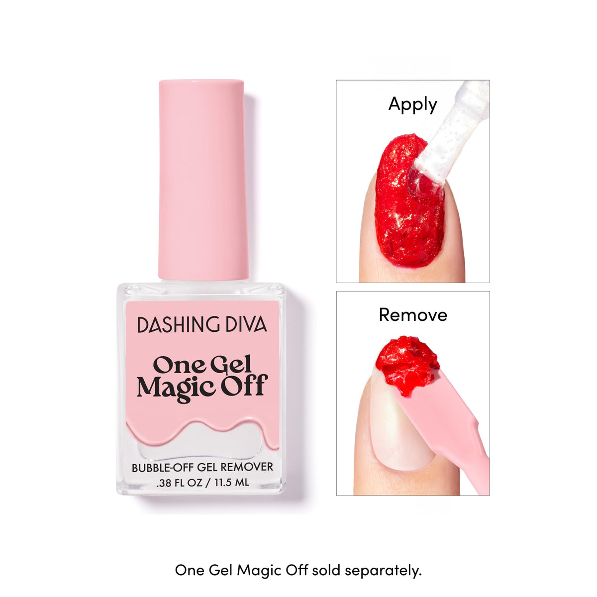 Dashing Diva Duo in use on nails demonstrating salon-quality cured shine