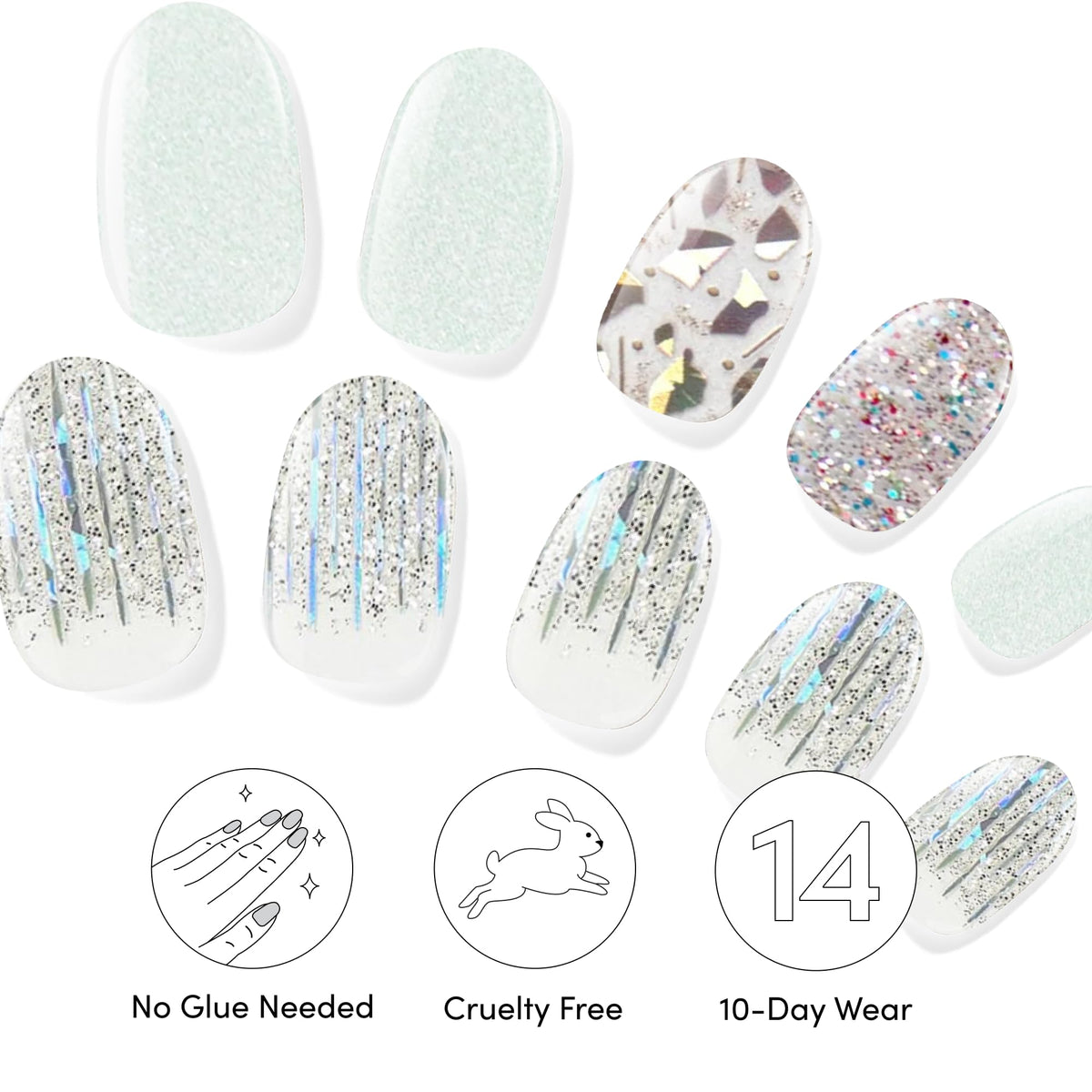 Dashing Diva file and prep pad included in kit for clean, long-lasting adhesion