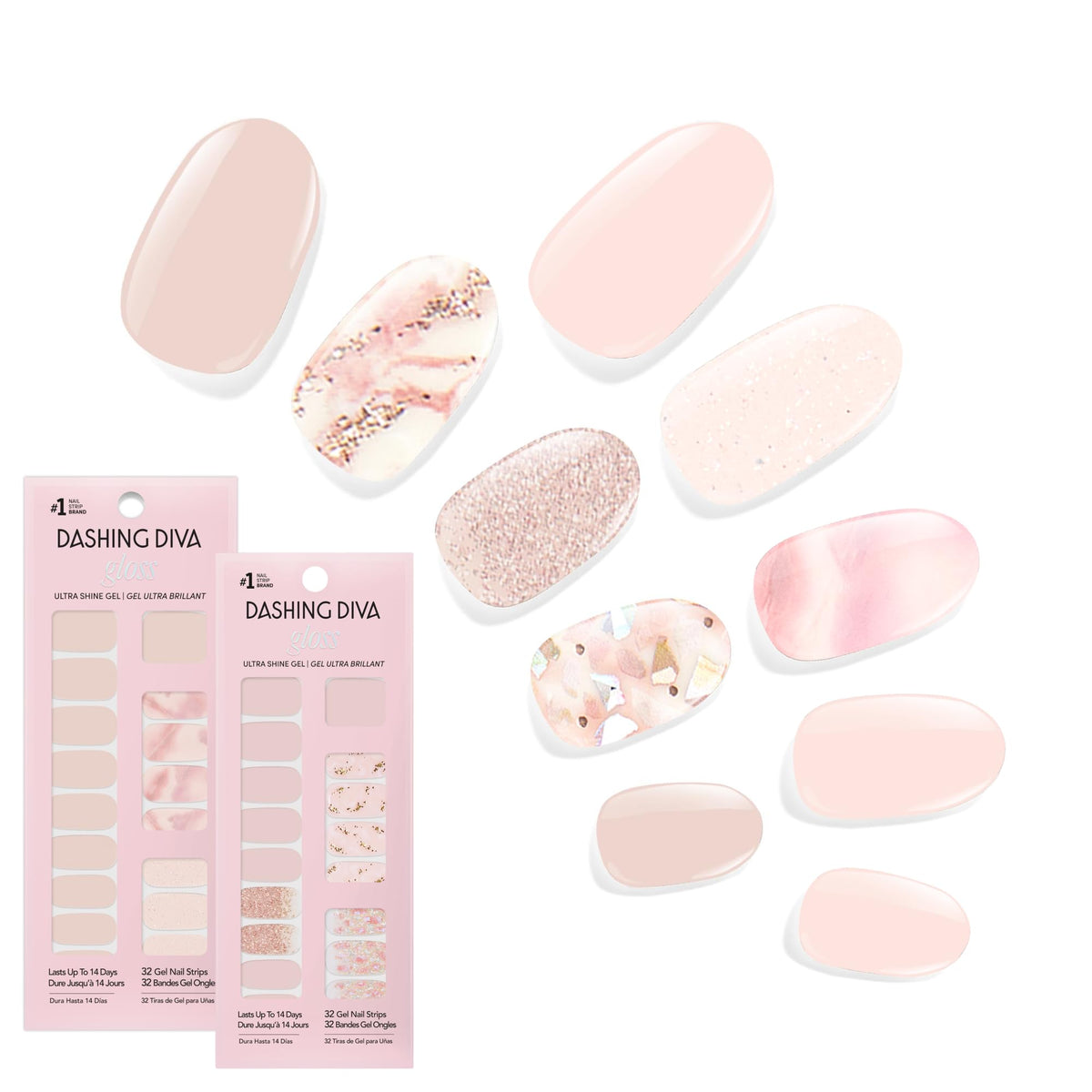Dashing Diva front packaging showing two Classic Marbles sets for quick selection