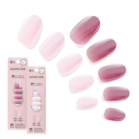 Dashing Diva front packaging showing both Strawberry and Sangria shades and benefits