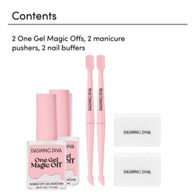 Dashing Diva in-use application applying drops to nail bed for bubble-off action
