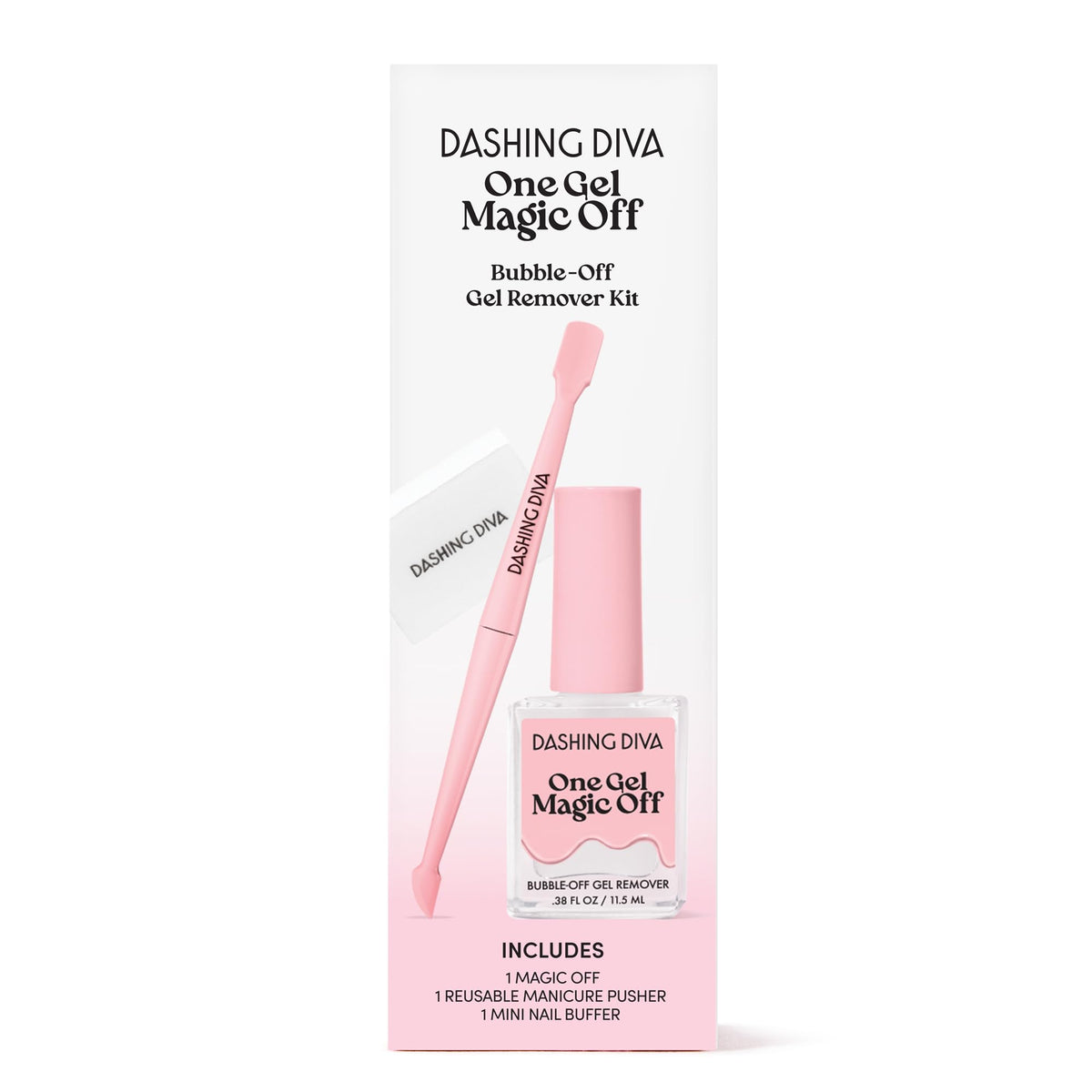Dashing Diva lifestyle bathroom setup with remover and manicure items for convenience