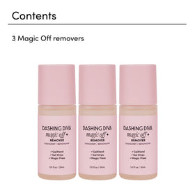 Dashing Diva remover in use lifting press-on nails gently