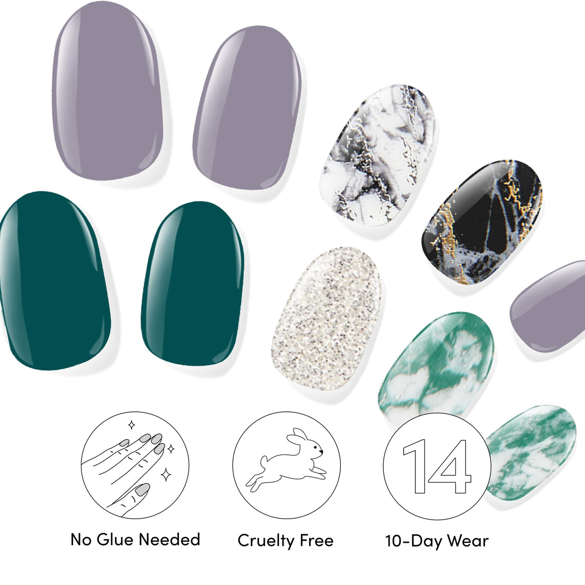 Dashing Diva nails wearing Natural Wonder showing professional polished look