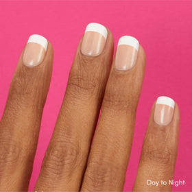 Dashing Diva open kit layout with nails and tools ready for quick application