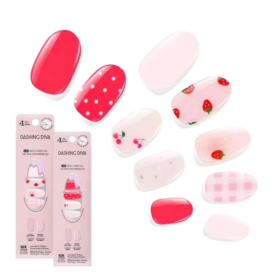 Dashing Diva front packaging showing two-color Glaze duo, convenient kit benefit