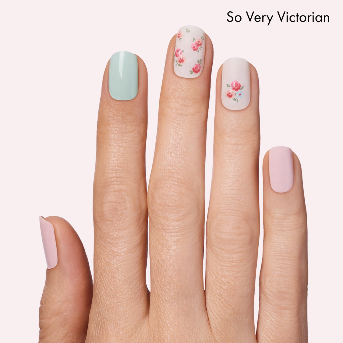 Dashing Diva close-up of floral pattern highlighting intricate detail and glossy finish