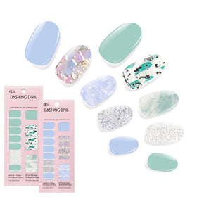 Dashing Diva front packaging showing both Quartz Collection sets and benefits