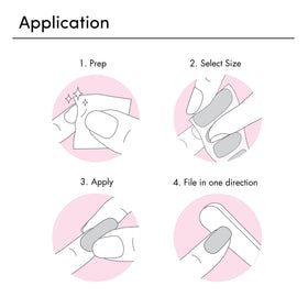 Dashing Diva removed strip and tools illustrating gentle, clean removal