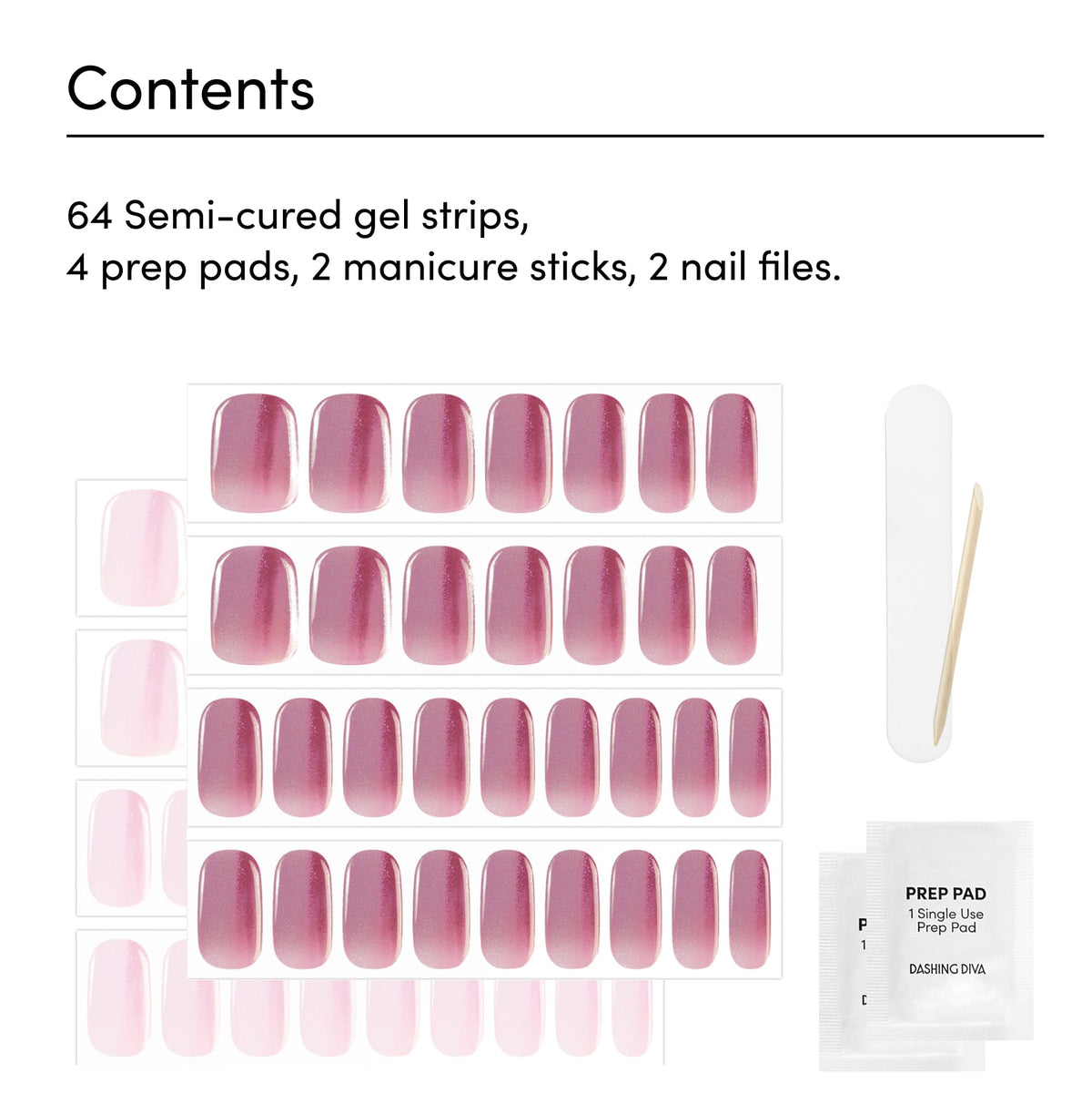 Dashing Diva Sangria Glaze sheet showing deep hue and glossy finish benefits