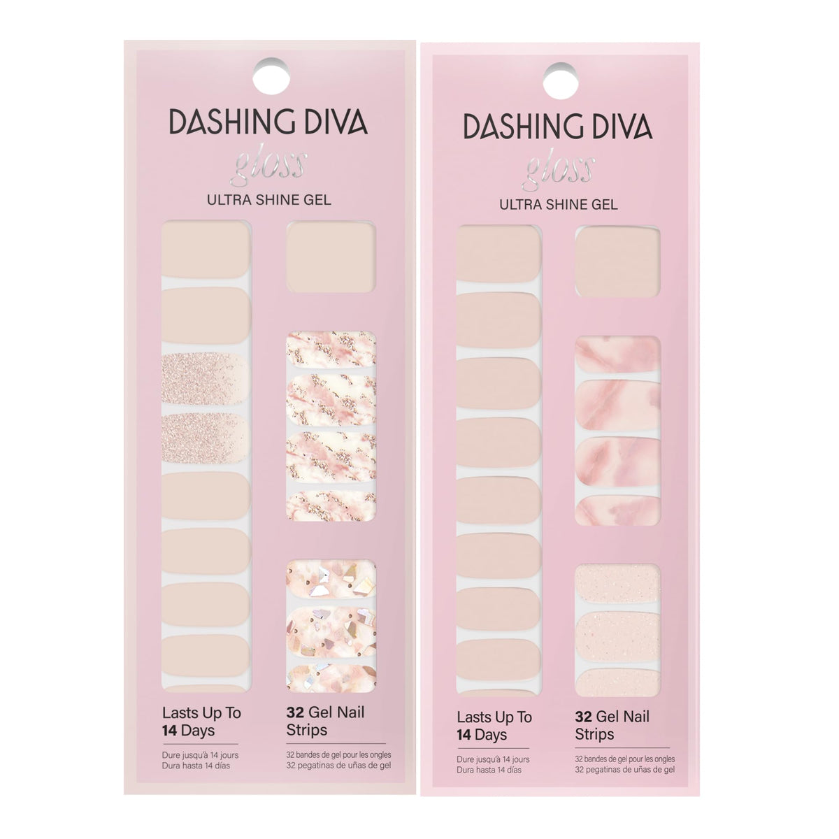 Dashing Diva size selection and accent pieces for custom-fit manicure