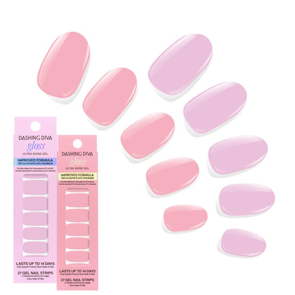 Dashing Diva front packaging showing Soft Pink collection and benefits