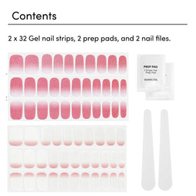 Dashing Diva hands applying strip demonstrating fast, no-dry-time application benefit