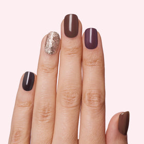 Dashing Diva close-up of strip texture highlighting glossy finish