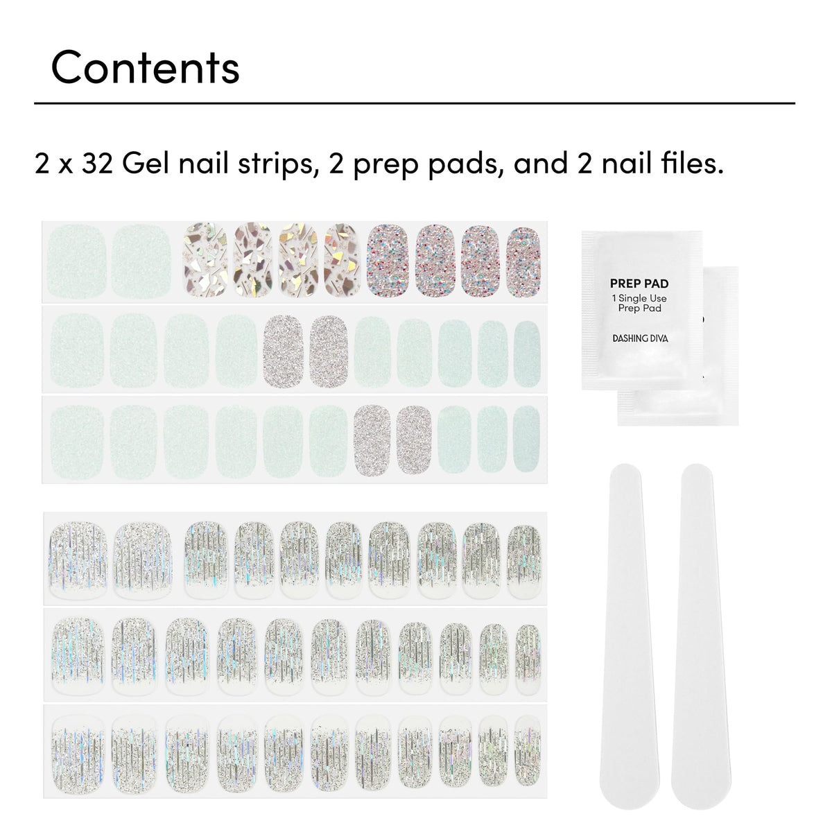 Dashing Diva strip texture macro revealing smooth gel surface and chip resistance