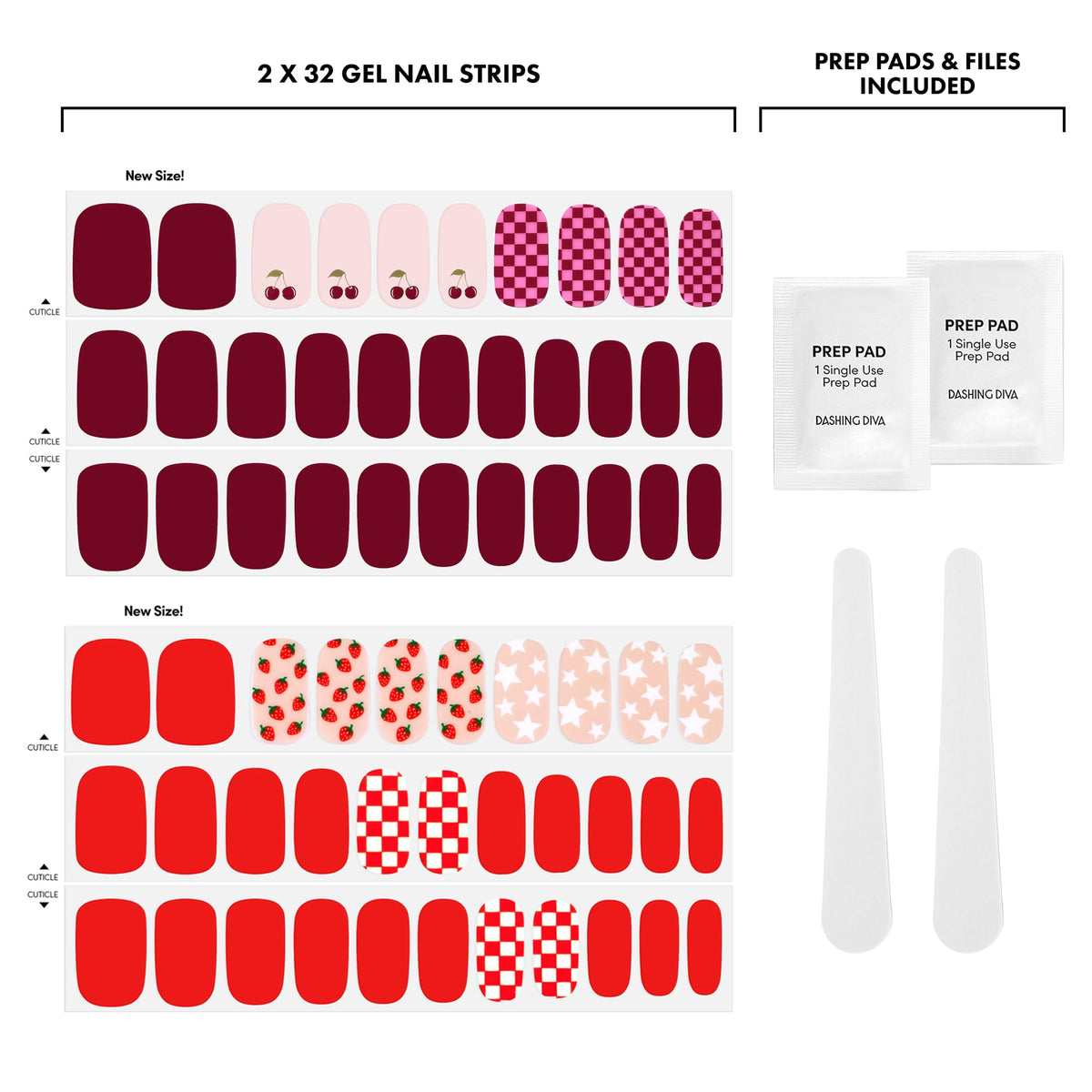 Dashing Diva strip being applied to nail demonstrating quick salon-look results