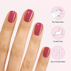 Dashing Diva included prep pad and nail file for easy, clean application