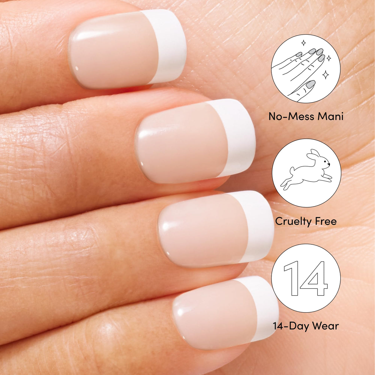 Dashing Diva worn daytime look on hands offering polished natural appearance for work