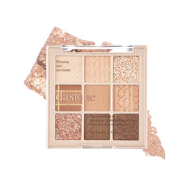 dasique front packaging showing palette and cozy beige motif, easy-to-store