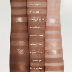 dasique palette held in hand indicating compact travel-friendly size