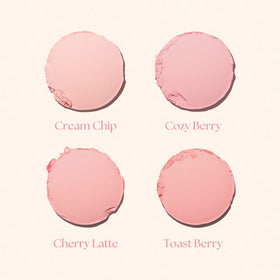 dasique open palette Candy Berry showing four warm pink berry shades for mixing