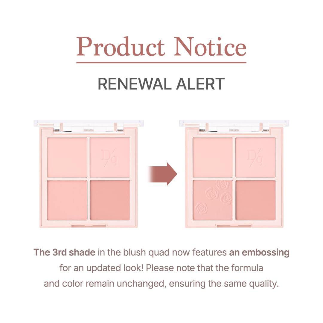 dasique brush applying blush to cheek showing natural blended finish benefit