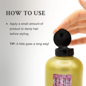 Davines 3.38 fl oz bottle next to a coin showing compact travel scale