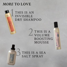 Davines on long hair defining ends while preserving flow