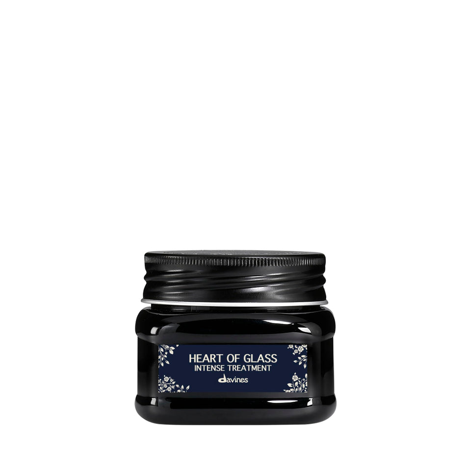 Davines Heart of Glass front packaging showing product clarity benefit