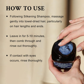 Davines Heart of Glass label detail highlighting natural-origin formula benefit