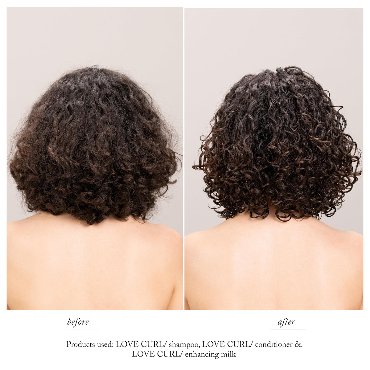 Davines label close-up highlighting ingredients and curl benefits
