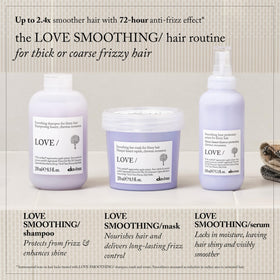 Davines serum at a stylist station illustrating professional styling use