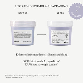 Davines creamy conditioner texture demonstrating smooth spread