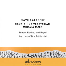 Davines mask open jar texture highlighting rich creamy formula benefit