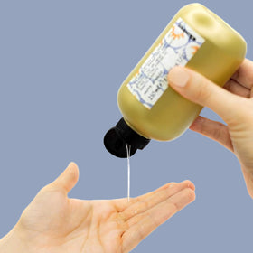 Davines medium hold gel being dispensed emphasizing easy application