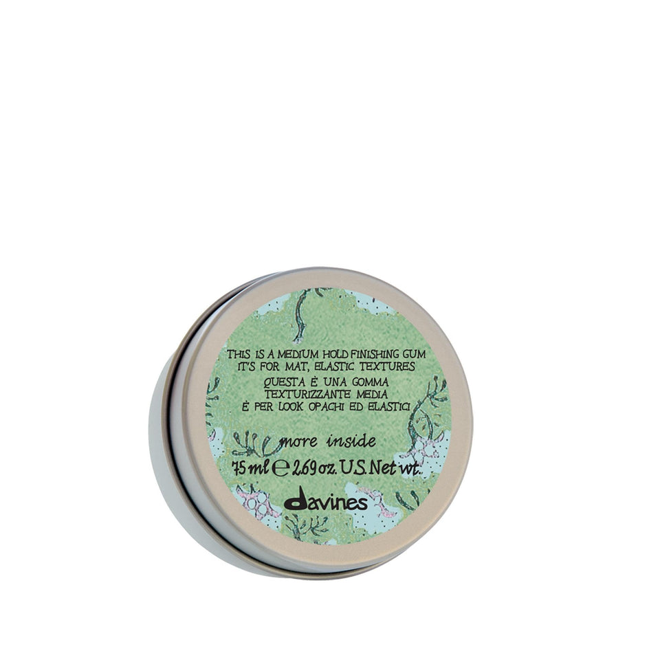 Davines jar front view showing product and branding for clean presentation