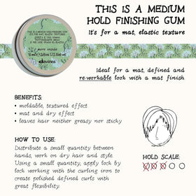 Davines paste on palm demonstrating easy warming and even spread