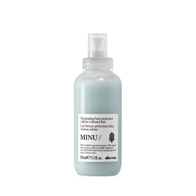 Davines MINU front packaging showing bottle benefits and size