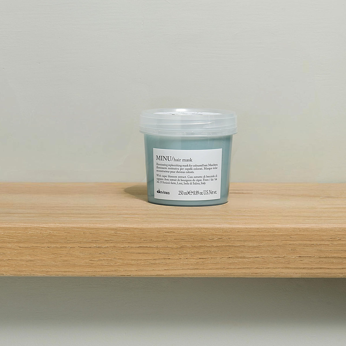 Davines MINU creamy texture closeup highlighting rich, spreadable formula