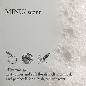 Davines MINU/ shampoo paired with MINU/ conditioner for complete color care