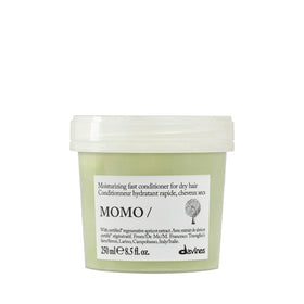 Davines MOMO front bottle showing label and size, highlights hydration