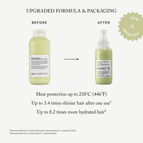 Davines MOMO serum texture close-up highlighting lightweight consistency for easy spread