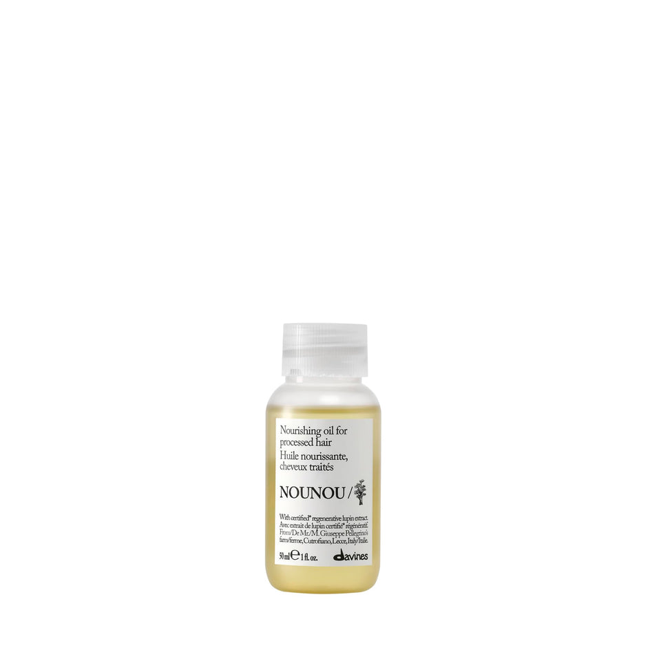 Davines NOUNOU front packaging showing product and brand with clear benefit