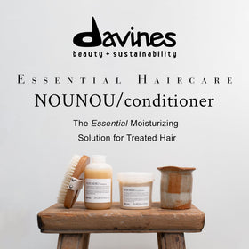 Davines NOUNOU ingredient shot highlights silky shine benefit