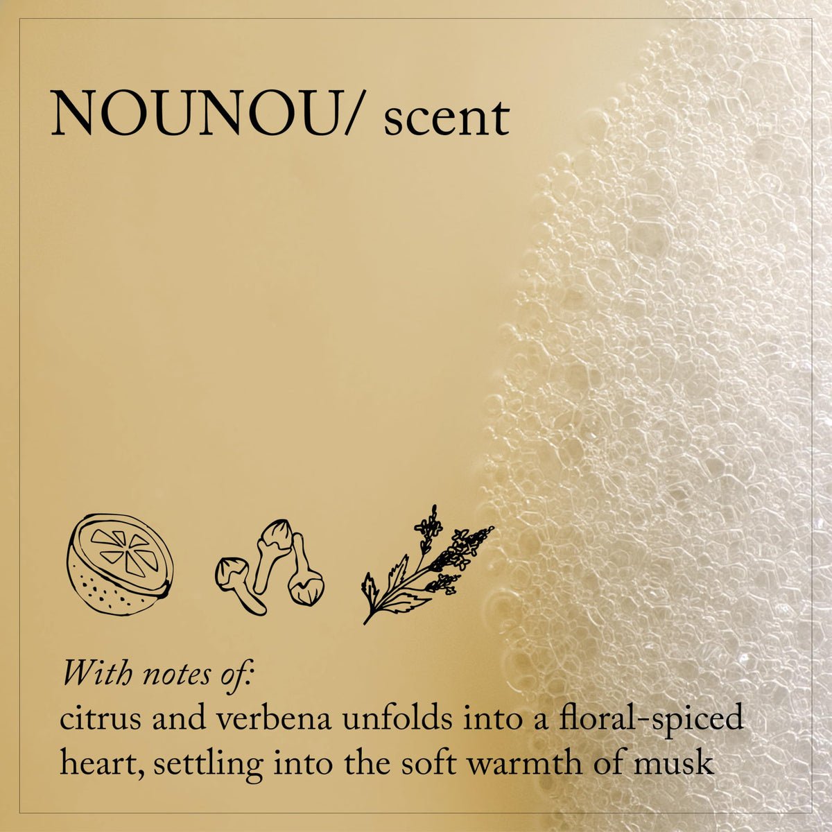 Davines NOUNOU applied by hands showing smoother, manageable hair
