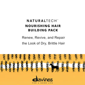 Davines jar opened to reveal creamy texture for deep nourishing treatment